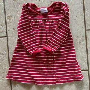 Hanna Andersson Red and White Striped Dress